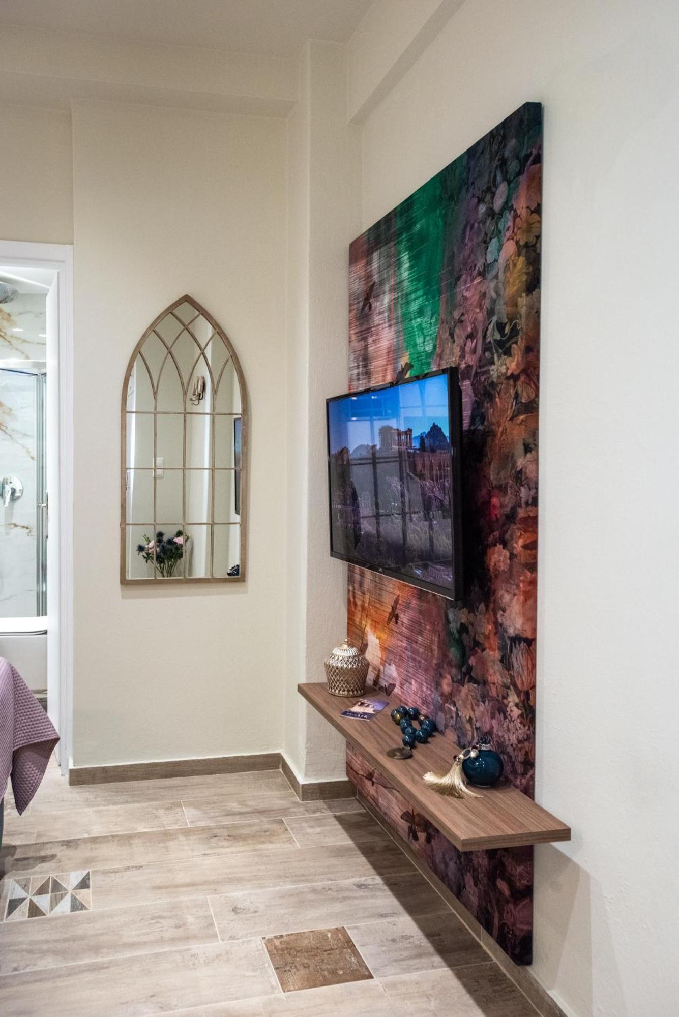 Blue Ark Romantic Studio Under Acropolis เอเธนส์ ภายนอก รูปภาพ